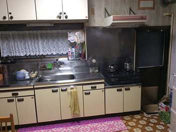 キッチン施工前