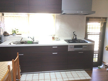 キッチン施工後