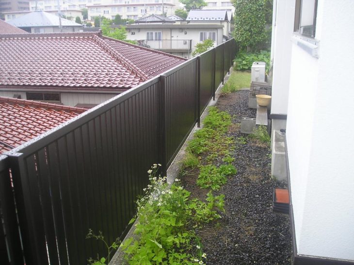 フェンス施工後