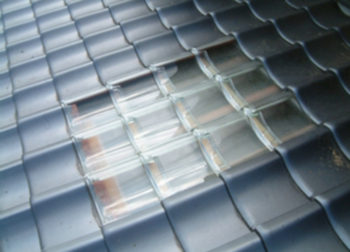 ガラス瓦施工後