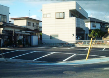 駐車場施工後